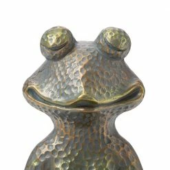 Glitzhome 14.25 in. H Bronze MGO Yoga Frog Garden Statue -Design Toscano Sales Store glitzhome garden statues gh2025400017 fa 1000