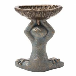Glitzhome 17.75 in. H Bronze MGO Yog Frog Garden Statue With Birdbath 13 Glitzhome 17.75 in. H Bronze MGO Yog Frog Garden Statue With Birdbath -Design Toscano Sales Store glitzhome garden statues gh2025400019 44 1000