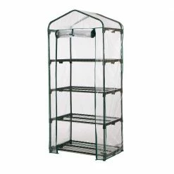 Glitzhome 27.25 in. W x 19.25 in. D x 61 in. H PVC 4 Layers Greenhouse 9 Glitzhome 27.25 in. W x 19.25 in. D x 61 in. H PVC 4 Layers Greenhouse -Design Toscano Sales Store glitzhome portable greenhouses 1429004160 c3 1000