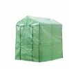 Glitzhome 48 in. W x 73.5 in. D x 74.75 in. H PE 4 Shelves Greenhouse