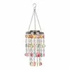 Glitzhome 18.75 in. H Solar Lighted Hanging Chandelier with Acrylic Multi-Colored Jewel Beads 2 Glitzhome 18.75 in. H Solar Lighted Hanging Chandelier with Acrylic Multi-Colored Jewel Beads -Design Toscano Sales Store glitzhome wind chimes gh1407203568 64 1000