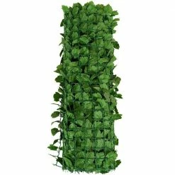 Costway 59 in. x 118 in. Plactic Faux Ivy Leaf Decorative Artificial Privacy Fence in Green 16 Costway 59 in. x 118 in. Plactic Faux Ivy Leaf Decorative Artificial Privacy Fence in Green -Design Toscano Sales Store green costway garden fencing ghm0068 1f 1000