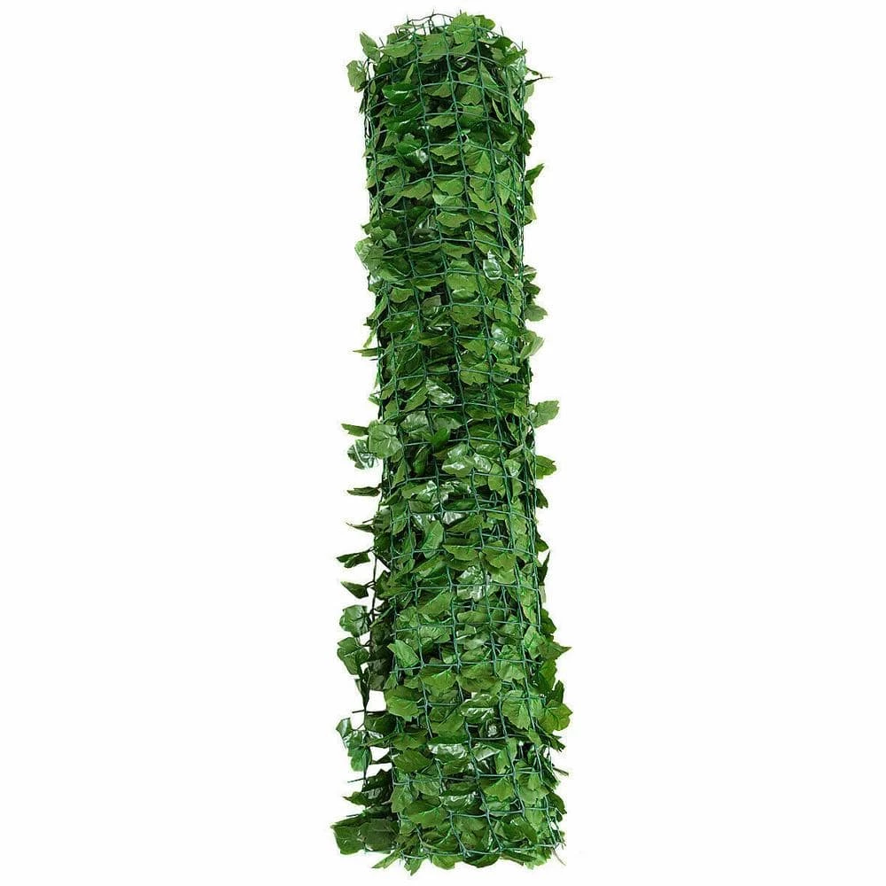 Costway 59 in. x 118 in. Plactic Faux Ivy Leaf Decorative Artificial Privacy Fence in Green 9 Costway 59 in. x 118 in. Plactic Faux Ivy Leaf Decorative Artificial Privacy Fence in Green - Image 7