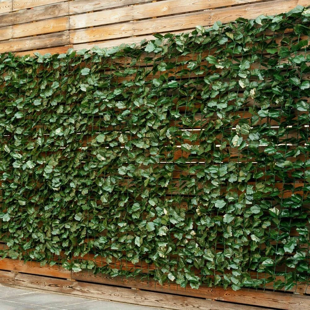 Costway 59 in. x 118 in. Plactic Faux Ivy Leaf Decorative Artificial Privacy Fence in Green 10 Costway 59 in. x 118 in. Plactic Faux Ivy Leaf Decorative Artificial Privacy Fence in Green - Image 8