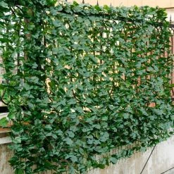 Costway 59 in. L x 94.5 in. W x 6 in. H Plastic Faux Ivy Leaf Garden Decorative Fence -Design Toscano Sales Store green costway garden fencing ghm0270 4f 1000