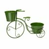 Glitzhome 21.5 in. L Metal Green Bicycle Plant Stand (KD) 2 Glitzhome 21.5 in. L Metal Green Bicycle Plant Stand (KD) -Design Toscano Sales Store green glitzhome plant pots 2007200025 64 1000