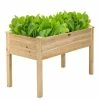 Costway 49.5 in. x 23.5 in. x 30 in Natural Wood Garden Raised Bed Elevated Vegetable Planter 2 Costway 49.5 in. x 23.5 in. x 30 in Natural Wood Garden Raised Bed Elevated Vegetable Planter -Design Toscano Sales Store natural costway elevated garden beds gt3422 64 1000