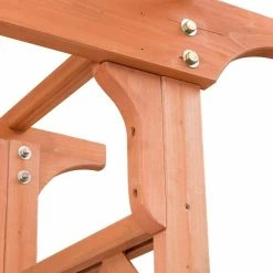 Costway 88 in. x 60 in. Fir Wood Arbor Trellis Pergola Outdoor Patio Plant 11 Costway 88 in. x 60 in. Fir Wood Arbor Trellis Pergola Outdoor Patio Plant -Design Toscano Sales Store orange yellow costway arbors cyw50348 1f 1000