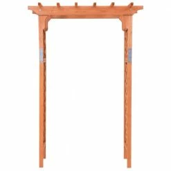 Costway 88 in. x 60 in. Fir Wood Arbor Trellis Pergola Outdoor Patio Plant 10 Costway 88 in. x 60 in. Fir Wood Arbor Trellis Pergola Outdoor Patio Plant -Design Toscano Sales Store orange yellow costway arbors cyw50348 4f 1000