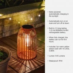 Glitzhome 9.75 in. H Metal Woven Orange Solar Powered Outdoor Hanging Lantern 13 Glitzhome 9.75 in. H Metal Woven Orange Solar Powered Outdoor Hanging Lantern -Design Toscano Sales Store oranges peaches glitzhome outdoor lanterns 2023300021 c3 1000